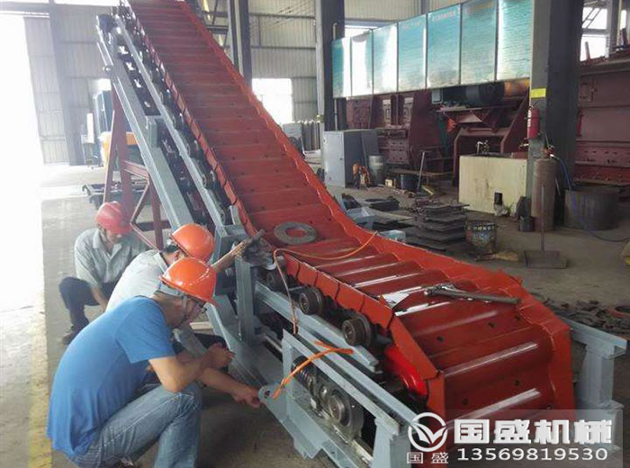 鑄造件廠專用鱗板式輸送機 鑄造件廠專用鱗板式輸送機